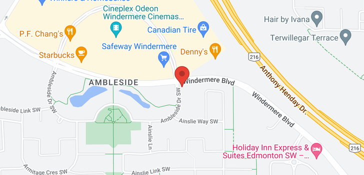 map of 411 105 AMBLESIDE DR SW